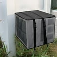 thumbnail image 1 of Cubierta de aire acondicionado de ventana con correas ajustables, protector de muebles, cubierta de malla para aire acondicionado, protección para 65 cm x 52 cm x 46 cm, 1 of 8