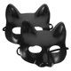 thumbnail image 1 of 2 máscaras de papel para pintar DIY para fiesta de Halloween, máscara de gato en blanco para adultos, máscara de mascarada para cosplay y manualidades, máscara de miedo para decoraciones de Hallowee, 1 of 5