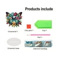 thumbnail image 5 of JASGARDE DIY Tabletop Diamond Art Painting Kit, Special Shaped Rhinestone Flowers Butterflies Desk Placement Ornament Double Sided, Home Stand Up Gem Painting Craft Kit for Living Room, Bedroom, Gift, 5 of 5
