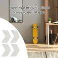 thumbnail image 2 of TIERPOP Skateboards Wall Hanger Acrylic Floating Deck Display Vertical Storage for Skaters Secure & Decorative Storage, 2 of 6