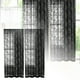 thumbnail image 1 of Cortina de encaje francés para ventana de 150 cm de ancho x 300 cm de largo. Cortina semitransparente y cortina con barra pasante., 1 of 7