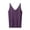 Dark Purple, variant on Glitter Tank Tops for Women Summer V Neck Ribbed Hem Sparkle Sleeveless Sweater Rave Party Outfits