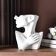 thumbnail image 1 of Maceta creativa, modelo de florero, arreglo Simple, maceta para , familia, jarrón , bonsái, maceta, decoración blanca, 1 of 10