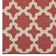 thumbnail image 6 of Modway Cerelia 108x143.5" Moroccan Trellis Fabric Area Rug in Red and Beige, 6 of 9