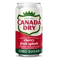 thumbnail image 6 of Canada Dry Caffeine Free Zero Sugar Fruit Splash Cherry Ginger Ale Soda Pop, 12 fl oz, 12 Pack Cans, 6 of 10