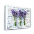 thumbnail image 3 of Designart 'Fresh Lavender Bouquets On Wood' Farmhouse Framed Canvas Wall Art Print, 3 of 5