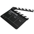 thumbnail image 5 of 30x25CM Acrylic Clapperboard Director Professional Movie Film Action Clap Photography ToolWhite Stripe Black Board, 5 of 5