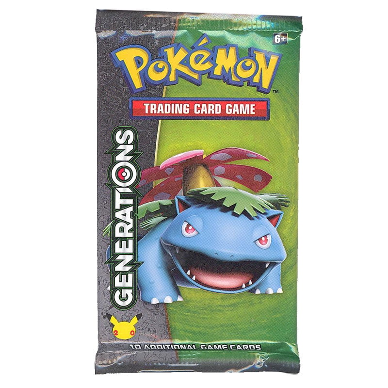 Pokemon Cards Generations Booster Pack Venusaur Cover Art 10 
