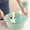 Green, variant on Eespoir Thickened Wash Basin, 10x4 Inch Portable Small Plastic Washtub, Household Stackable Dish Tub, for Home Kitchen Camping Outdoor Indoor, Green