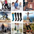 thumbnail image 4 of 3 Pairs Copper Compression Socks for Women & Men Circulation 15-20 mmhg - Better Blood Flow, Swelling, Best Support for Medical, Running, Nursing, 4 of 6