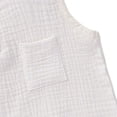 thumbnail image 6 of KVPLBQFD Infant Girls Romper Newborn Summer Jumpsuit Sleeveless Clothing Baby Button Solid Pocket Bodysuit Infant One Piece Outfits Clothes, 6 of 8