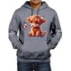 thumbnail image 1 of MHFRRA Sudadera con Capucha Blend, Suave E Informal, con Bolsillo Delantero para Mayor Comodidad Diaria y Estilo Urbano Gris, 1 of 3
