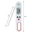 thumbnail image 5 of Unique Bargains Digital Meat Thermometer Instant Read Cooking Thermometer White 10.7 Inch, 5 of 5