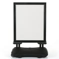 thumbnail image 4 of M&T Displays WindPro Weather and Wind Resistant Outdoor Pavement Curb Sidewalk Sign Holder for 30x40 Inch Posters Black Aluminum Easy Front Loading Snap Frame Durable HDPE Black NewTech Water Base, 4 of 8