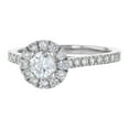 thumbnail image 5 of 14K White Gold 1-1/4 cttw. Certified Round-cut Diamonds Vintage Bridal Set by Hollywood Hills Jewelers, 5 of 6