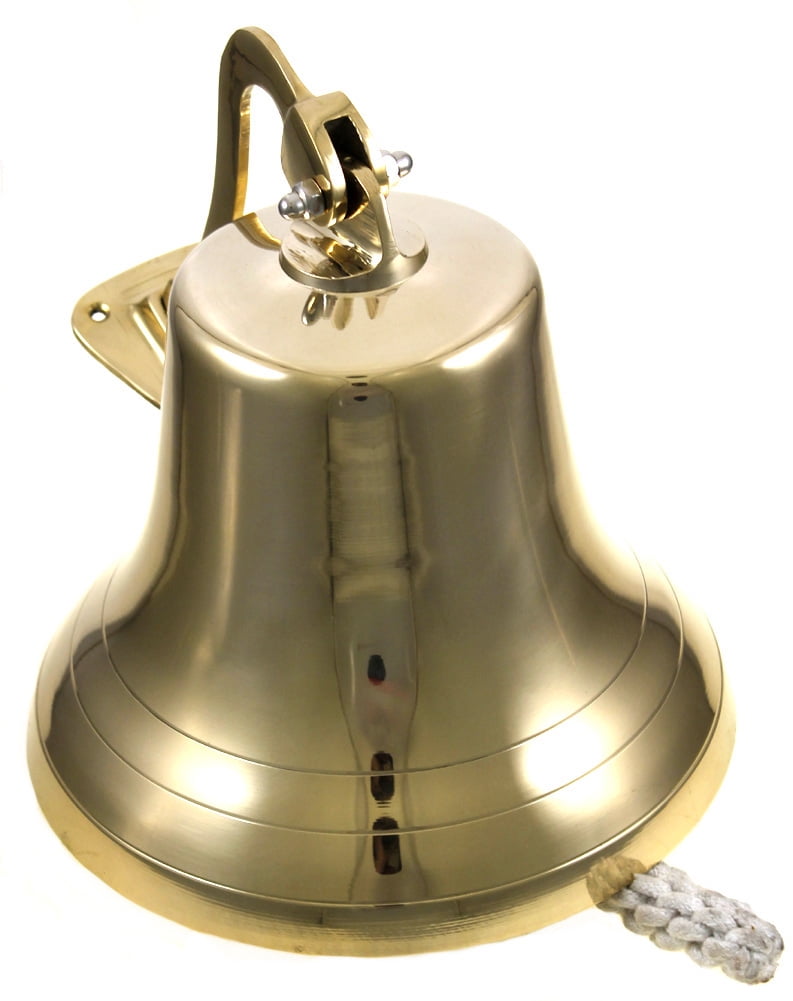 10" SOLID BRASS SHIP BELL Maritime NAUTICAL BELLS