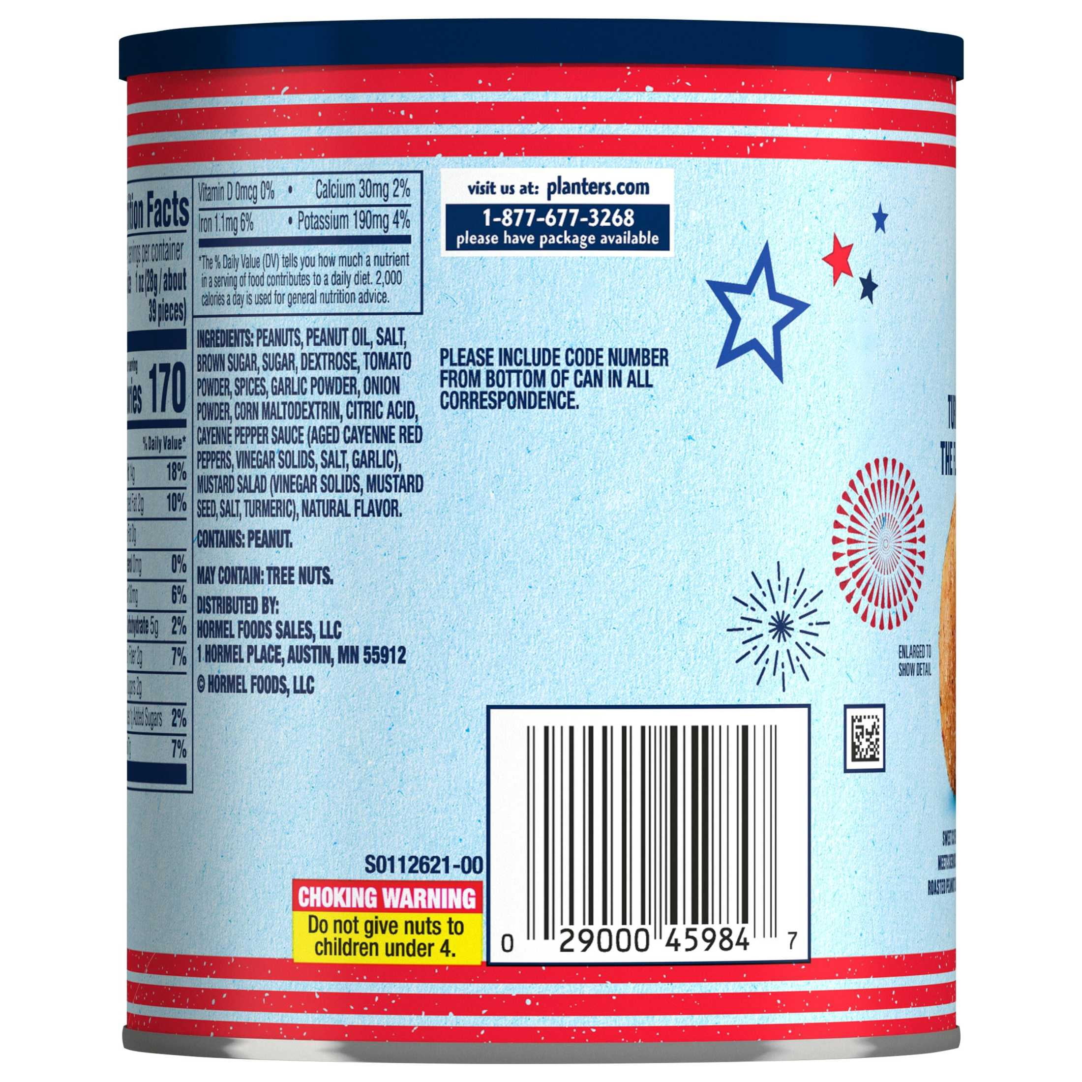 PLANTERS 14oz Sweet Cayenne BBQ Peanuts