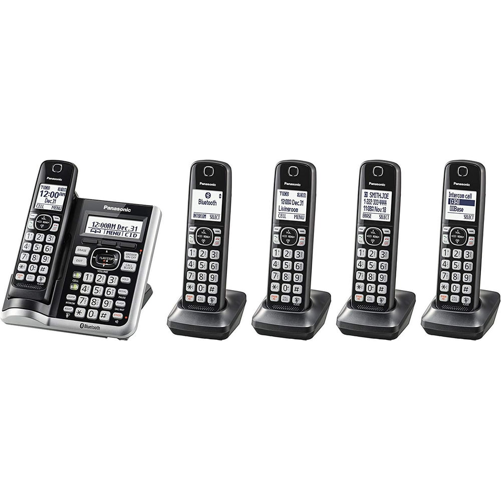 Panasonic KXTGF575S Link2Cell Bluetooth Cordless Phone with Answering