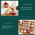 thumbnail image 4 of VONKY Tree Trinket Christmas Hanging Ball Set For Festive Decorations Easy To Plastic Christmas Decorations Christmas Balls 3 1Set, 4 of 6