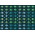 thumbnail image 1 of Ahgly Company Machine Washable Indoor Rectangle Transitional Dark Cyan Green Area Rugs, 5' x 8', 1 of 7