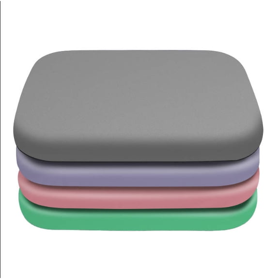 Dining Chair Seat Pad Covers 4pc, Stool Cushions Round/Square Upgrade Memory Foam Seat Cushion, Detachable Chair Pads with Hidden Zipper Design D,Square -45cm