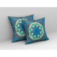 thumbnail image 2 of Jewel Circle Indoor/Outdoor Pillow with Removable Cover in Green Red 18x18, 2 of 5