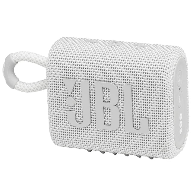 Open Box - JBL Go 3 Portable Waterproof Bluetooth Speaker - White