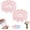 Pink, variant on Silicone Flower Arranging Grid – Reusable Floral Stem Holder for Vase, Waterproof DIY Wedding Decor, Flexible Frog Arranger for Bouquet(RL White 2 PCS)