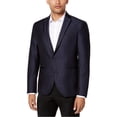 thumbnail image 1 of Kenneth Cole Veste Blazer Deux Boutons pour Hommes, Bleu, 44 Régulier, 1 of 1