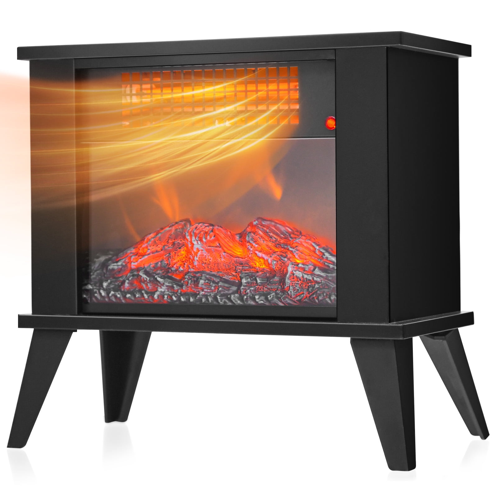 Topbuy 14 Electric Fireplace Heater Portable Infrared Stove w/Adjustable  Temperature for Small Space | Walmart Canada
