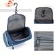 thumbnail image 3 of Neceser de viaje colgante Organizador impermeable con cremallera Cosmético Maquillaje Bolsa de ducha con compartimento grande para hombres Mujeres para viajes Vacaciones Gimnasio - Azul Xemadio ZFFLD238, 3 of 5