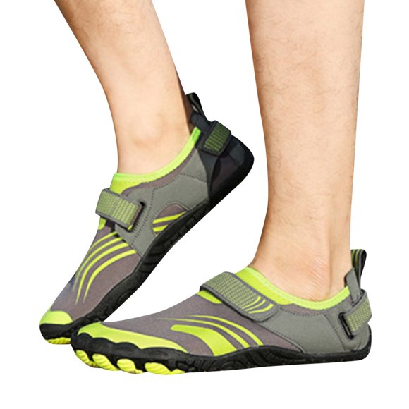 Water Shoes for Women Men Quick Dry Wide Toe Aqua Shoes Adjustable Straps Barefoot Socks for Swim Beach River Pool Surf