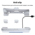 thumbnail image 4 of Soporte de almacenamiento horizontal para PlayStation 5 Slim con diseño portátil y 4 puertos USB 2.0 Accesorios para la base PS5 Slim, 4 of 8