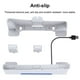 thumbnail image 4 of Soporte de almacenamiento horizontal para PlayStation 5 Slim con diseño portátil y 4 puertos USB 2.0 Accesorios para la base PS5 Slim, 4 of 8