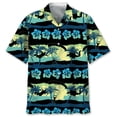 thumbnail image 2 of Camisa hawaiana con estampado de paracaidismo para hombre, camisas de flores tropicales con estampado 3D a la moda, blusa de manga corta con solapa y botones para verano, 2 of 5