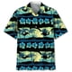 thumbnail image 2 of Camisa hawaiana con estampado de paracaidismo para hombre, camisas de flores tropicales con estampado 3D a la moda, blusa de manga corta con solapa y botones para verano, 2 of 5