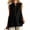 Black, variant on Women Sleeveless Henley Tunic Tops Linen Look Button Front Long Blouse Casual Loose Flowy Summer Shirt