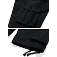 thumbnail image 5 of Men's Cargo Shorts with 7 Pockets, Non-tearable Comfy Cotton Camo Shorts,Causal Summer Work Shorts,Cargo Style(No Belt)Black,Size 38, 5 of 8