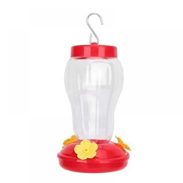 Norbi Hummingbird Feeder with 3 Feeding Ports Metal Hanging Hook,16