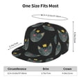 thumbnail image 6 of Bingfone Baseball Cap,Snapback Trucker Hat for Men & Women with Adjustable-Faces Of The Cat, 6 of 9