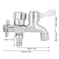thumbnail image 1 of Home Faucet, Washing Machine G1/2in Water Saving Water Faucet, For Bathroom For Kitchen Easy To Install, 1 of 8