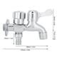 thumbnail image 3 of G1 / 2in Lavadora Grifo Divisor de grifo Grifo de agua de doble uso para baño Cocina Boquilla de agua doble Núcleo de válvula de cerámica Galvanoplastia de cobre ANGGREK Otros, 3 of 8