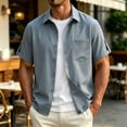 thumbnail image 7 of Qiyinn Men's Cool Summer Casual Adjustable Sleeve Length Shirt T-shirt, 7 of 7