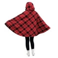 thumbnail image 3 of Catalonia Women's Scarf Shawls, Hooded Wearable Blanket Cloak Coat,Sherpa Fleece Poncho Cape,Lightweight Blanket Shawls, 3 of 7