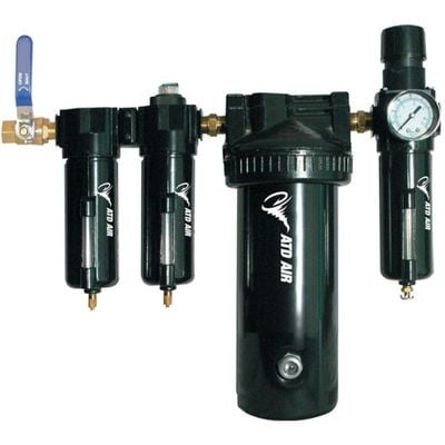 air compressor filter trap water dryer desiccant system line drying dialog displays option button additional opens zoom