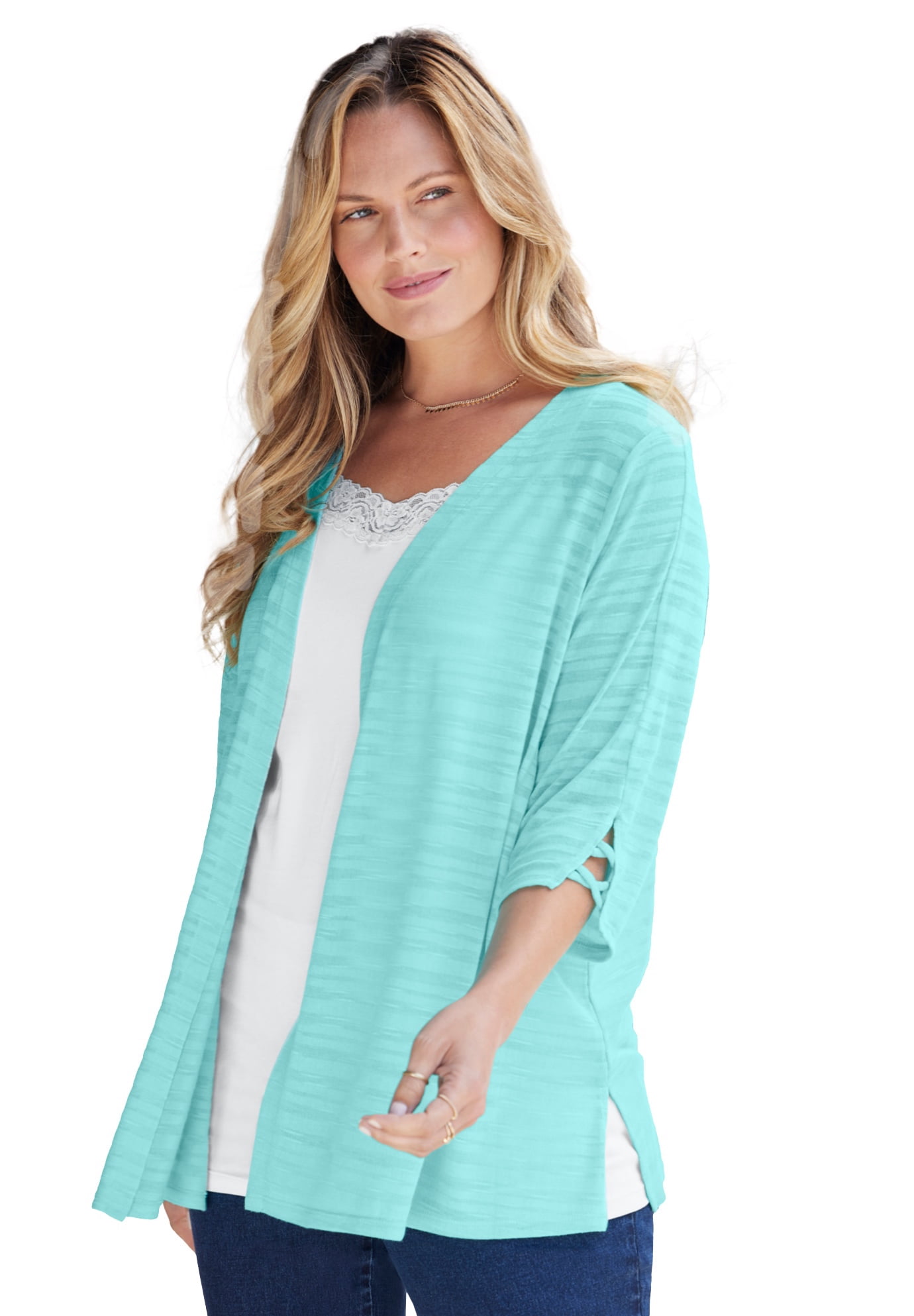 Shadow Stripe Cardigan - Walmart 