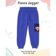 thumbnail image 3 of DC Comics Superman Toddler Boys’ Outfit Set - Two Piece Hoodie Sweatshirt with Holographic Patch & Cargo Jogger Pants (Blue, 7), 3 of 5