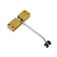 thumbnail image 1 of letairis Automatic Door Closer Heavy Duty Adhesive Adjustable Replacement Screw Mounting Pre-drilled Rectangular Household Closers Gold, 1 of 6