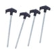 thumbnail image 1 of 4 estacas para tienda de campaña, resistentes, portátiles, resistentes, clavos de fijación para senderismo al aire libre., 1 of 9