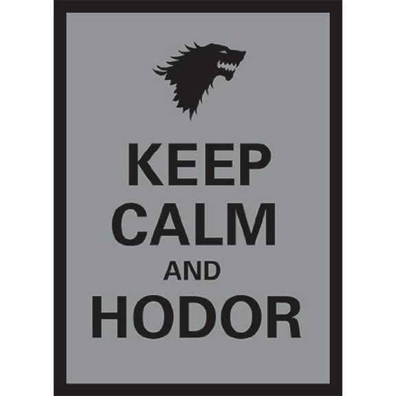 Legion Events Standard CCG Size - Matte Finish, Keep Calm Hodor (50) New